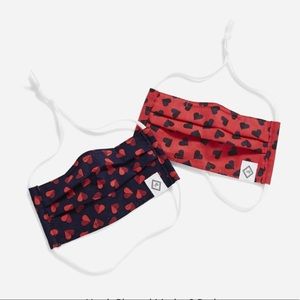 Youth Pleated Mask - 2 Pack in Signature Cotton